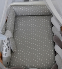 Захист (бампер)-коса Veres Grey Gradient 120х15 см
